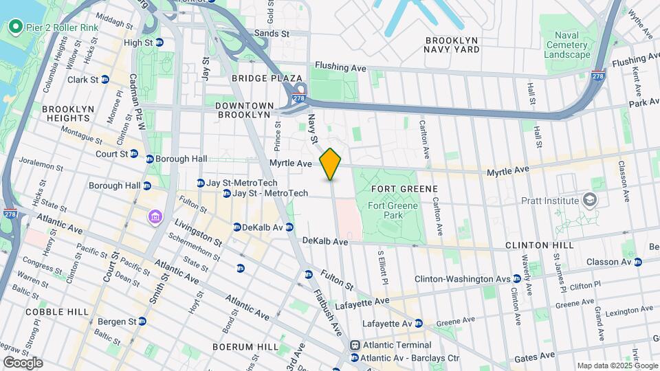 122 Ashland Pl Map and Location Details