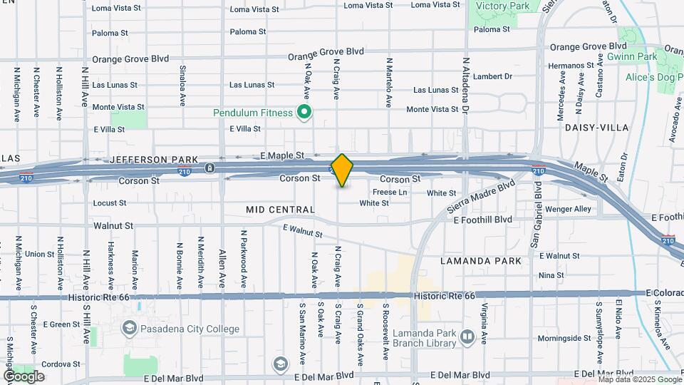 292 N Craig Ave Map and Location Details