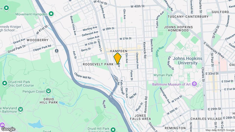 3420 Roland Ave Map and Location Details