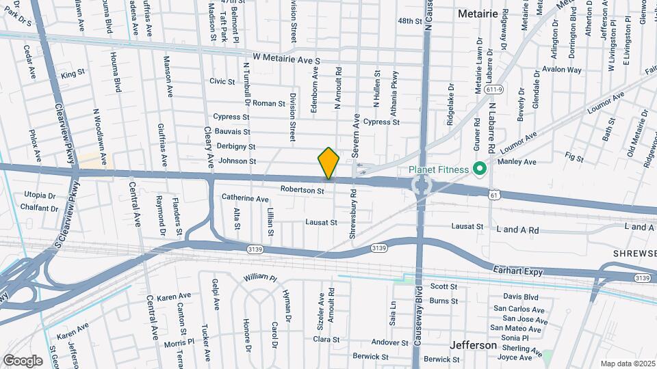 3610-3612 Airline Dr Map and Location Details