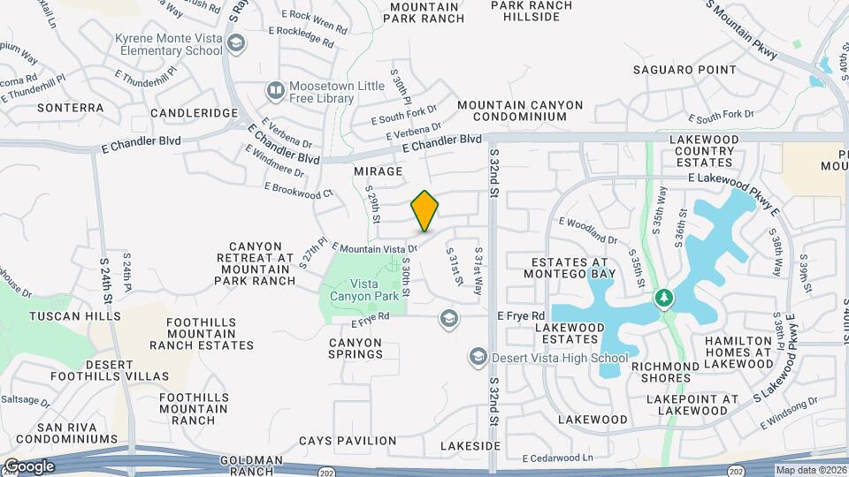 3025 E Woodland Dr Map and Location Details