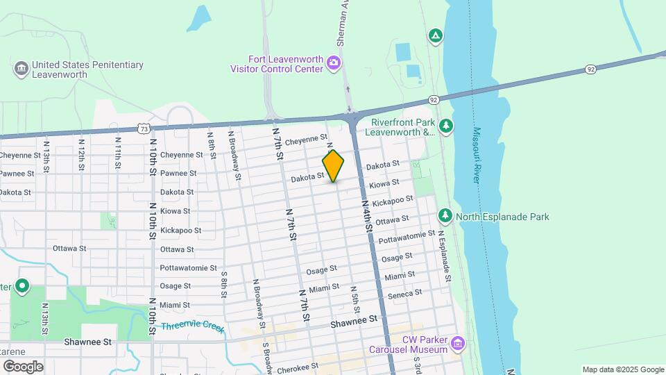 502 Kiowa St Map and Location Details