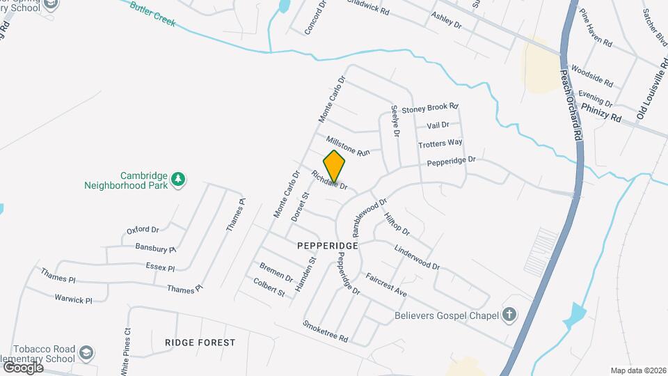 3608 Richdale Dr Map and Location Details