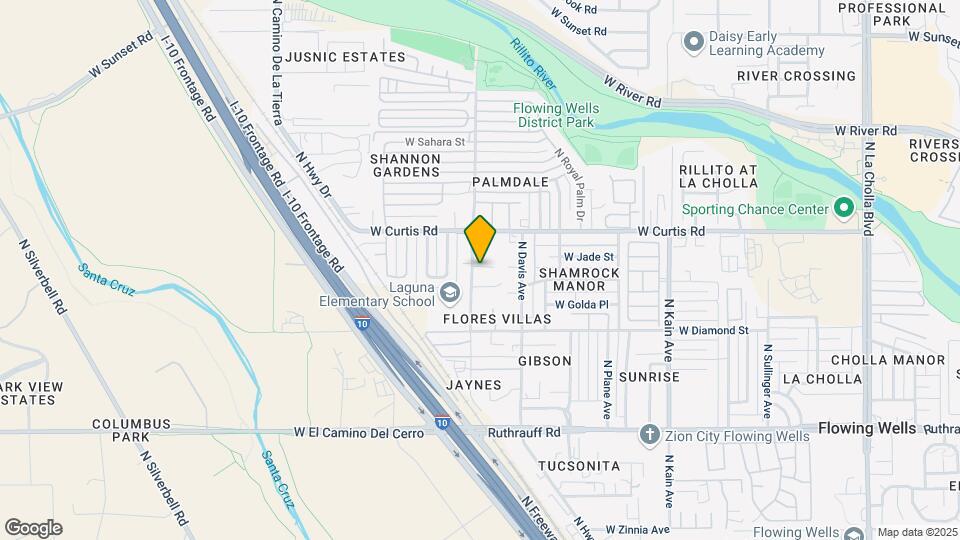 5132 N Shannon Rd Mapa y Detalles de la Ubicación