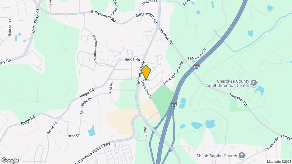 342 Cottonwood Creek Cir Mapa y Detalles de la Ubicación