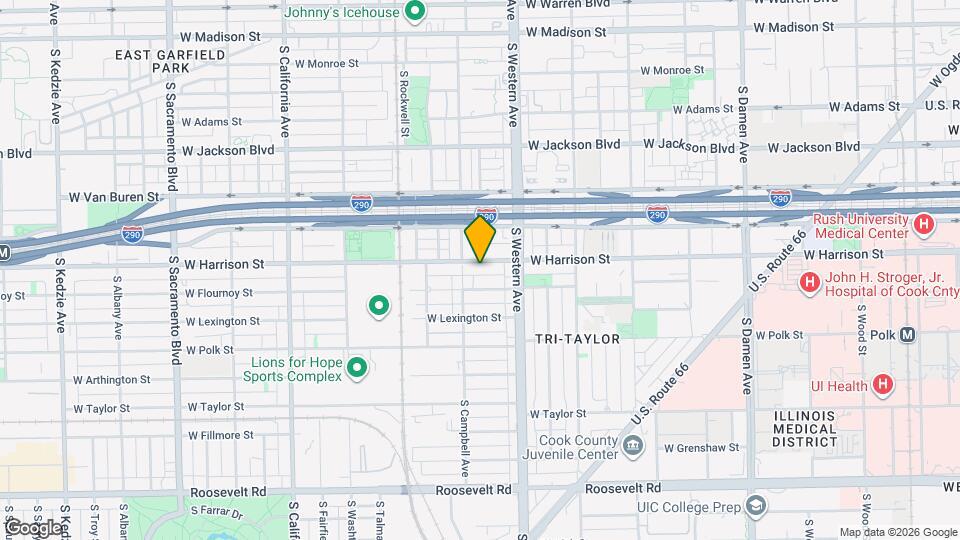 2443 W Harrison St Mapa y Detalles de la Ubicación
