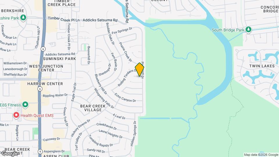 15607 Oldridge Dr Map and Location Details