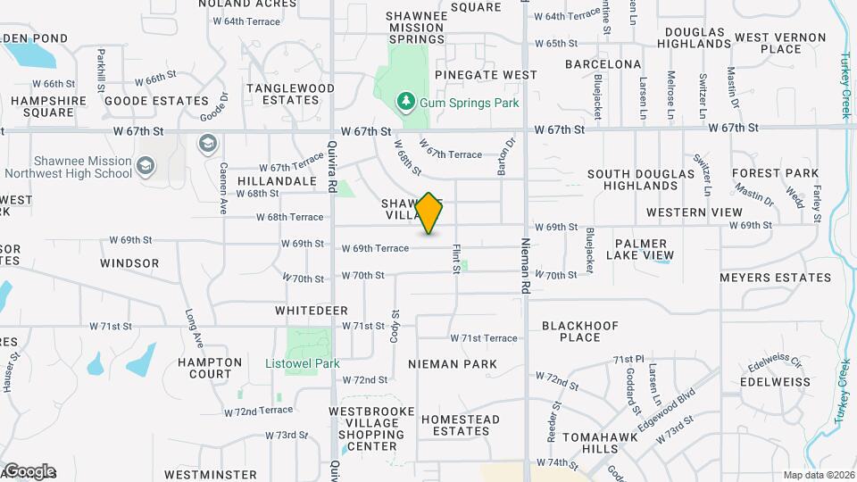 11500 W 69th Terrace Mapa y Detalles de la Ubicación
