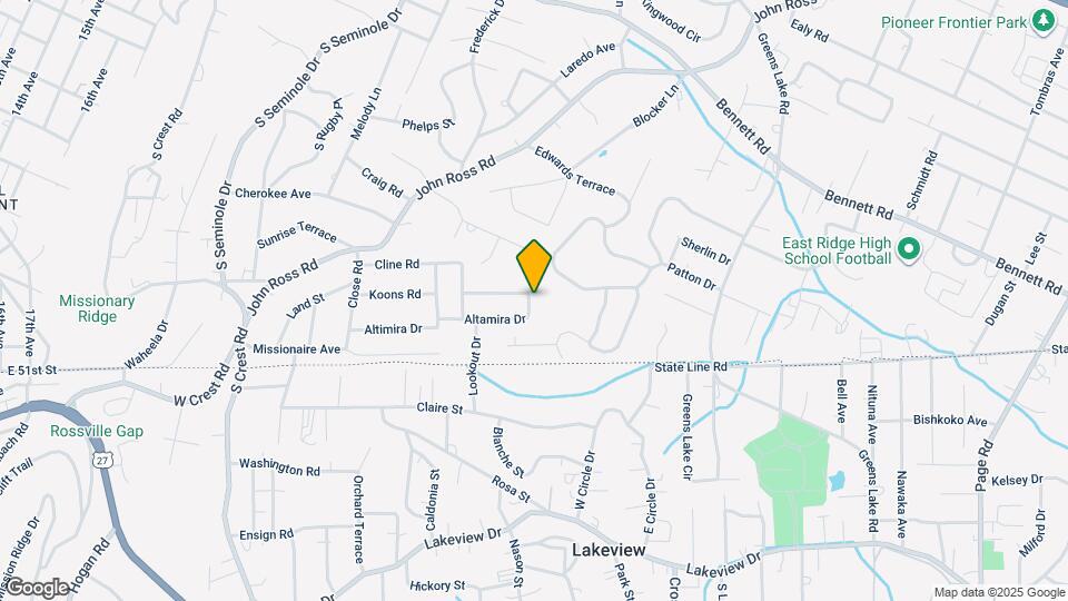 3820 Altamira Dr Map and Location Details