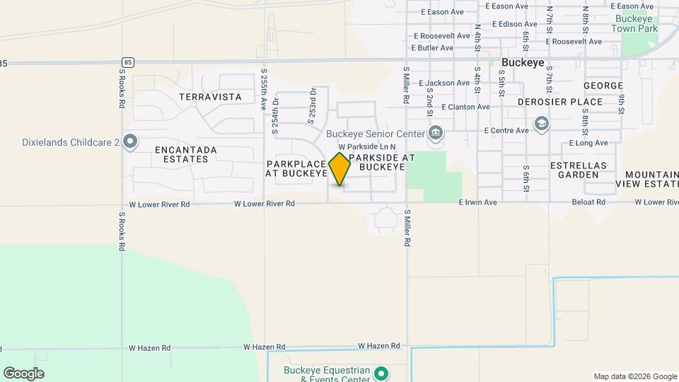 9128 S Parkside Ln W Mapa y Detalles de la Ubicación