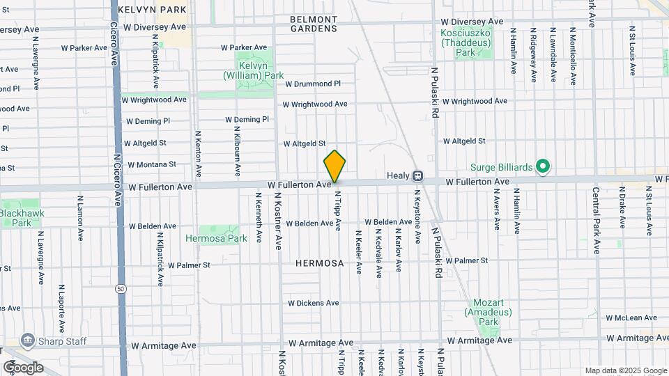 4235 W Fullerton Ave, Unit 1 Mapa y Detalles de la Ubicación