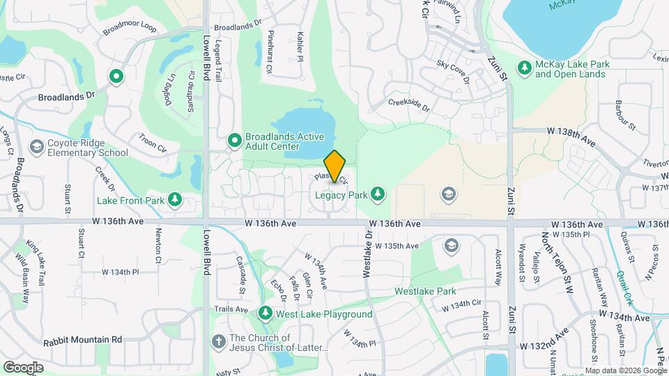 13648 Parkview Pl Mapa y Detalles de la Ubicación