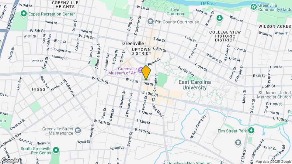 9th + Forbes Mapa y Detalles de la Ubicación