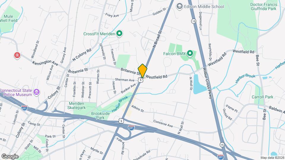 1085 Broad St Map and Location Details