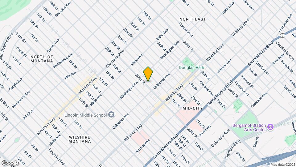 1027 20th St Map and Location Details