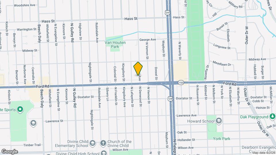 5645 Fenton St Map and Location Details