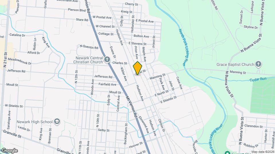 486 Hudson Ave Map and Location Details