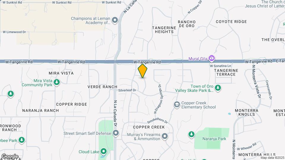 11865 N Copper Butte Dr Map and Location Details