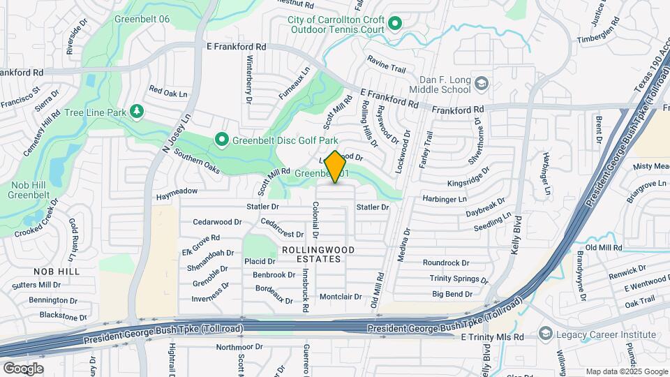 2210 Greenvalley Dr Map and Location Details