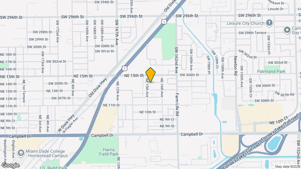 1520 SW 305th St Map and Location Details
