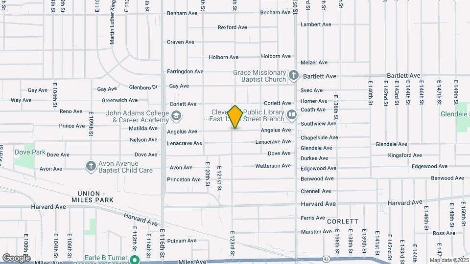 3861 E 123rd St-Unit -3861 E 123rd St Down Map and Location Details