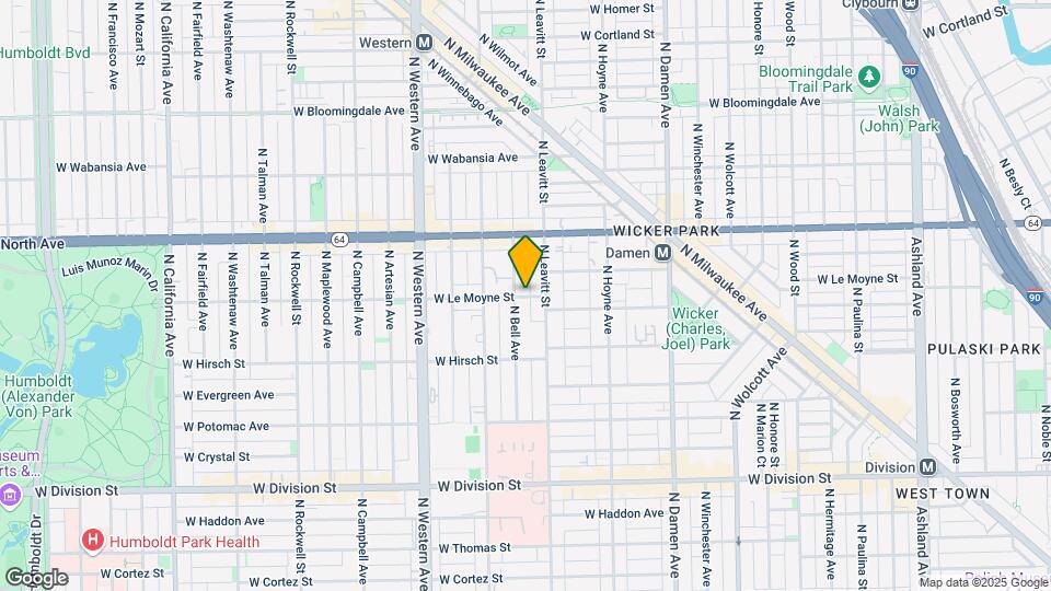 2221 W Le Moyne St Map and Location Details