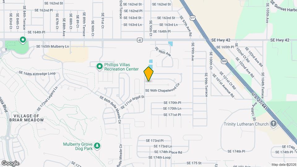 9523 SE 168th Maplesong Ln Map and Location Details