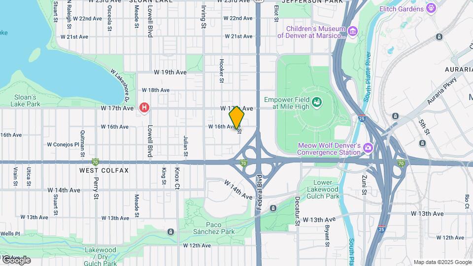 1581 Grove St Map and Location Details