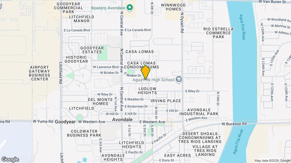 303 E Ludlow Dr Map and Location Details