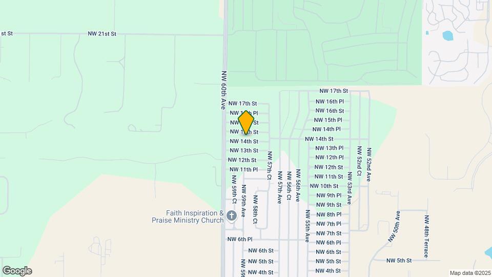 5871 NW 14th St Map and Location Details
