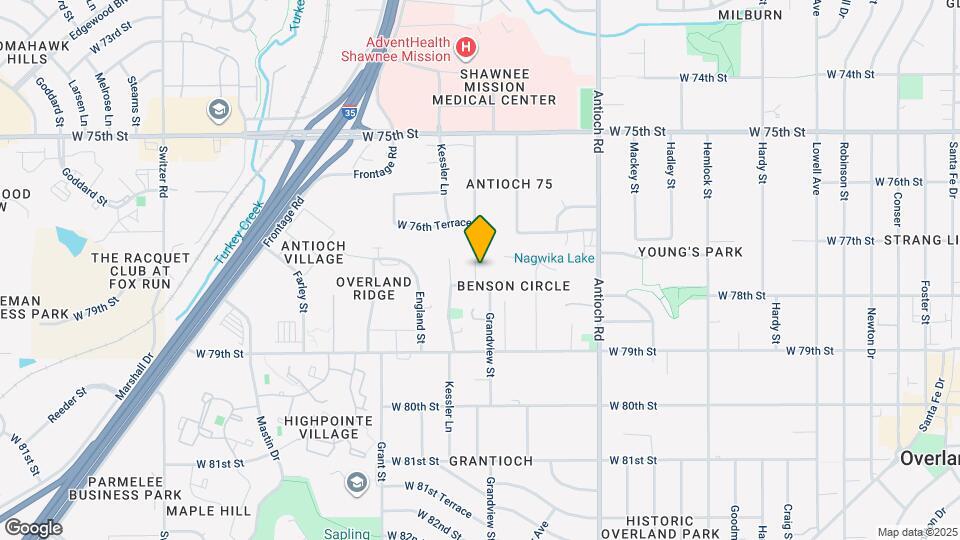 9106 W 78th St Map and Location Details