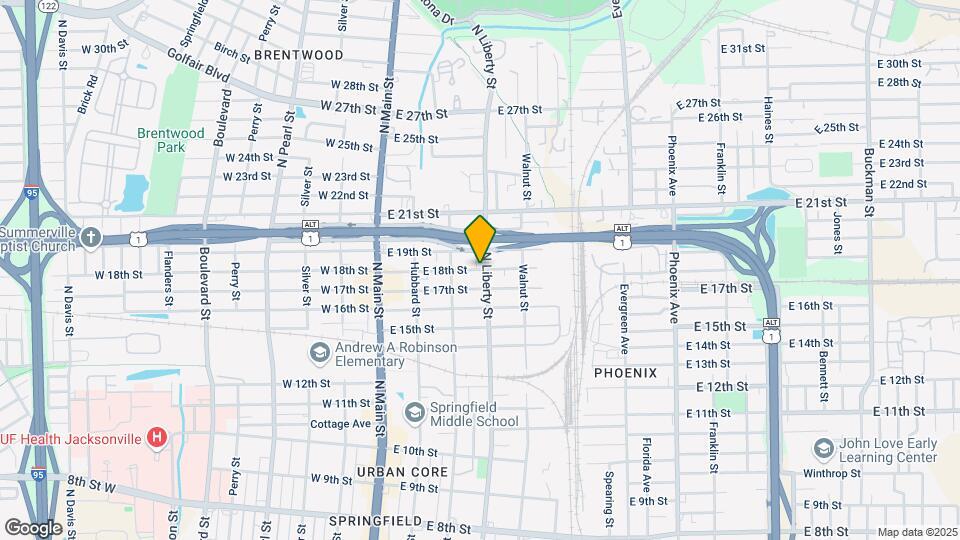 262 E 18th St Map and Location Details
