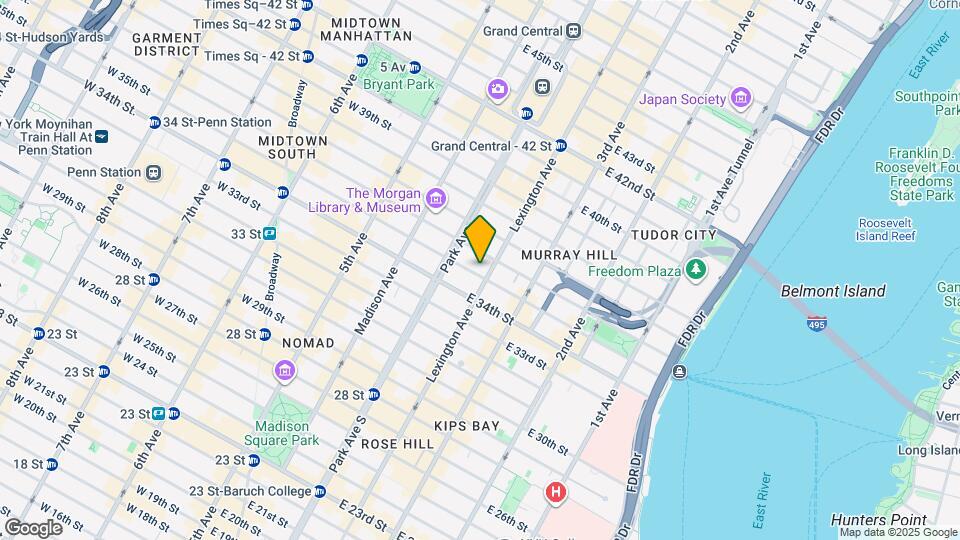 131 E 35th St Mapa y Detalles de la Ubicación