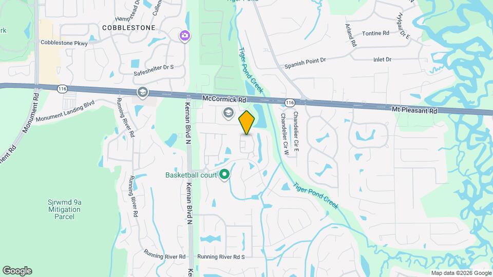 1745 Forest Lake Cir W Map and Location Details
