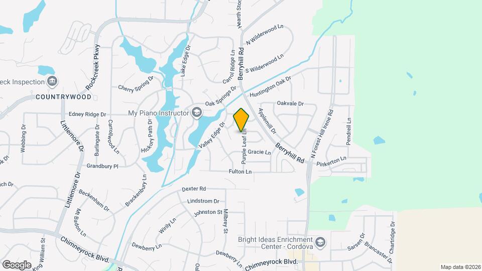 2223 Purple Leaf Ln Mapa y Detalles de la Ubicación