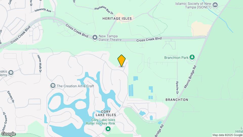 10888 Cory Lake Dr Map and Location Details