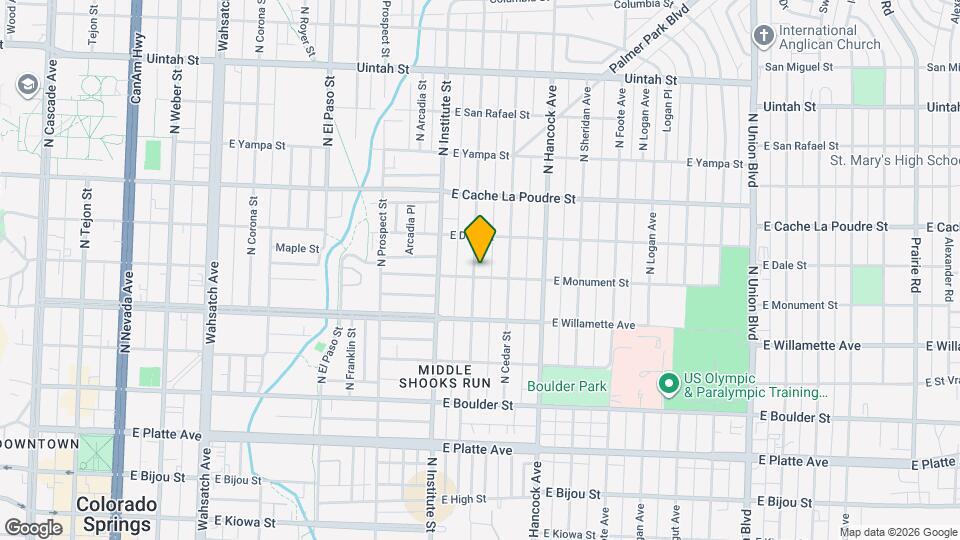 705 Custer Ave, Unit B Map and Location Details