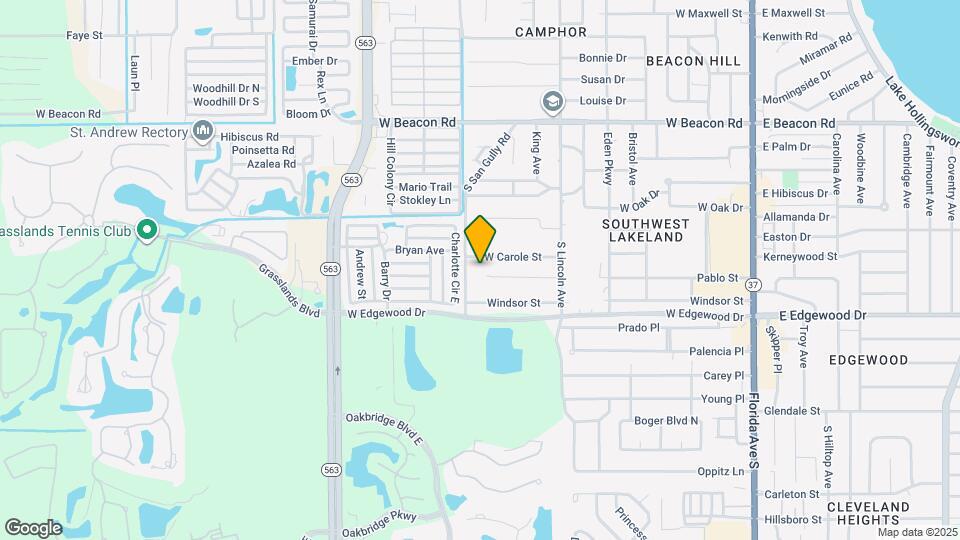 945 Castle Way Map and Location Details