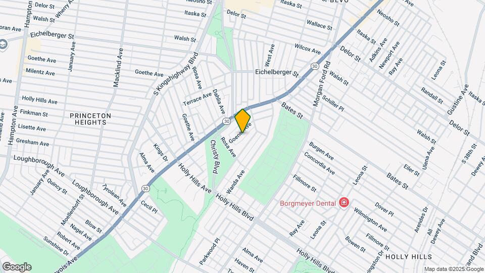 5842 Goener Ave, Unit Downstairs Map and Location Details