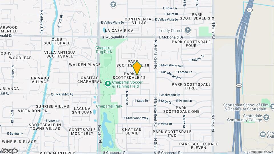 8232 E Valley View Rd Map and Location Details