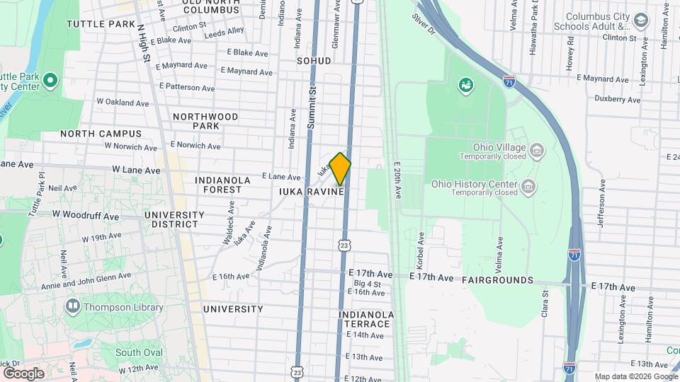 2045 N 4th St, Unit 2045 1/2 Mapa y Detalles de la Ubicación