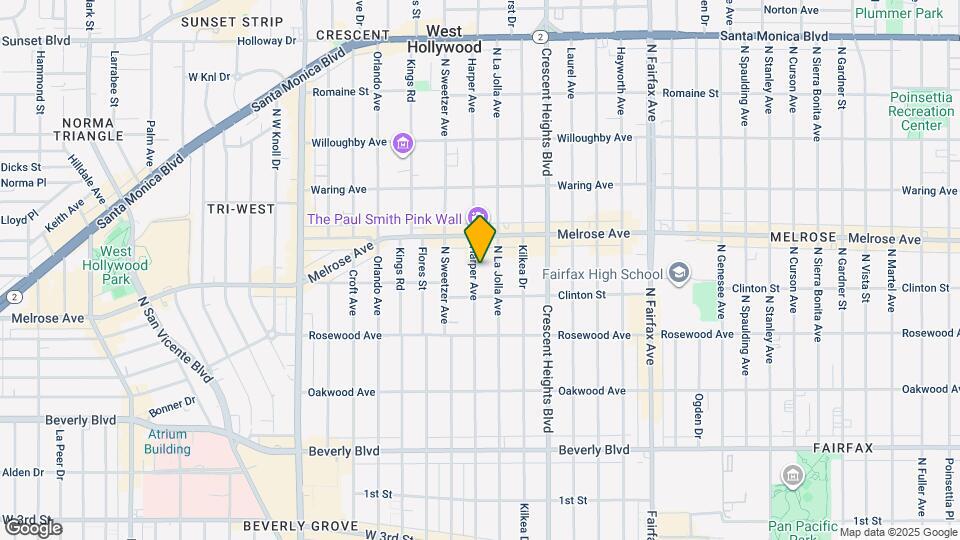 632 N Harper Ave Map and Location Details