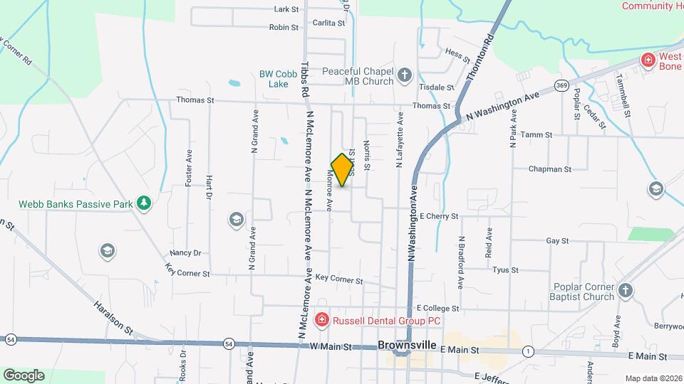 813 Scott St Map and Location Details