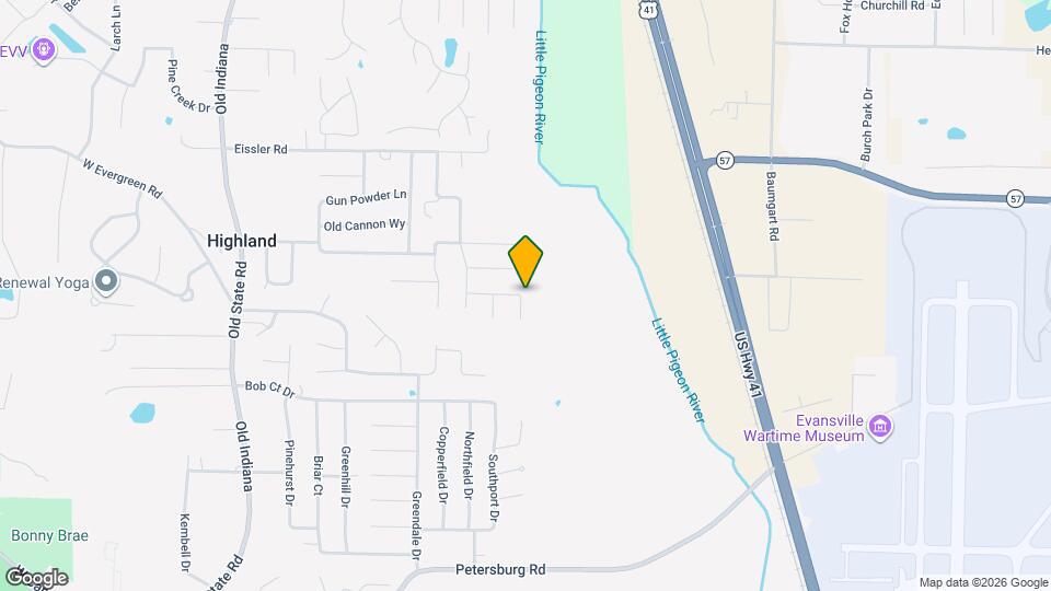 7411 Bent Branch Dr Map and Location Details