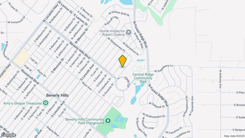 16 N Osceola St Map and Location Details