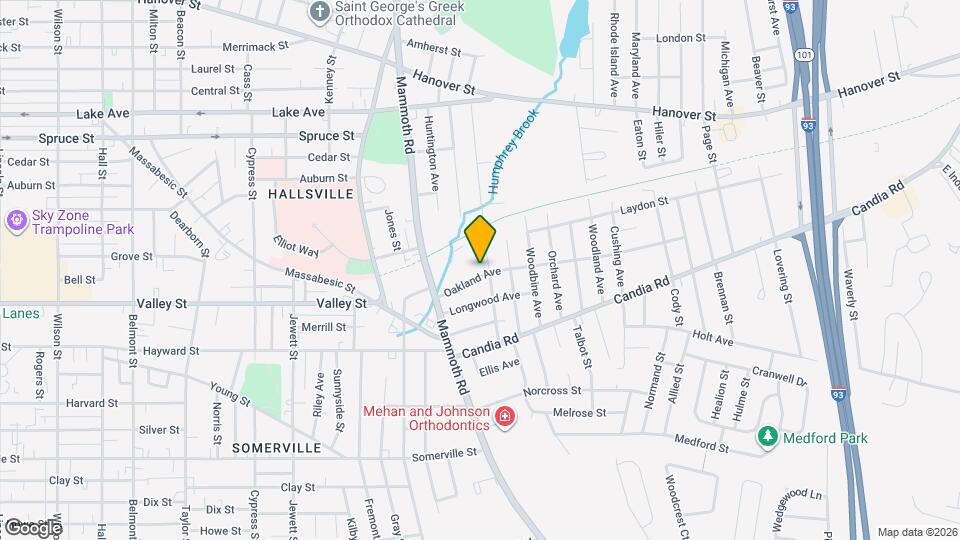 90 Oakland Ave Map and Location Details