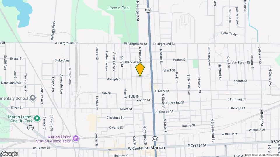 483 N Prospect St Map and Location Details