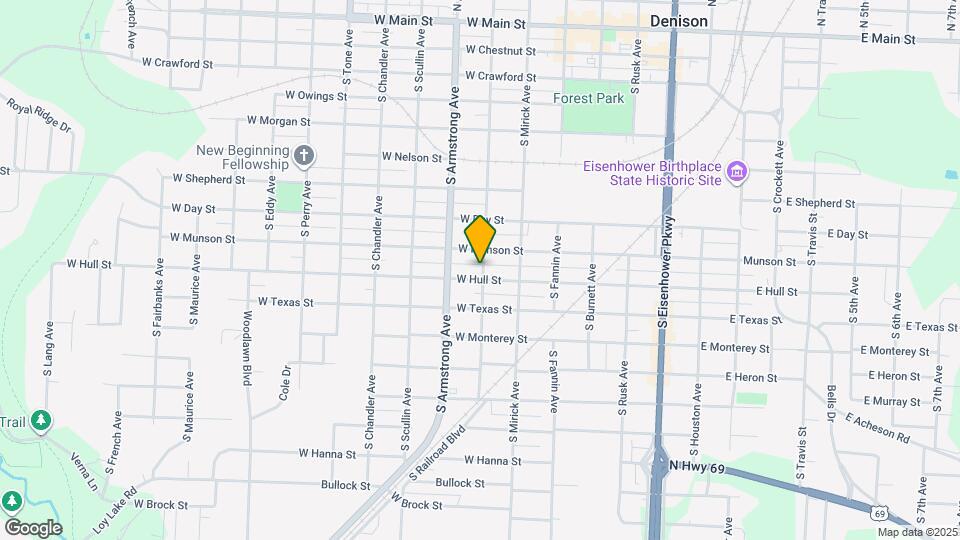 701 W Hull St Map and Location Details