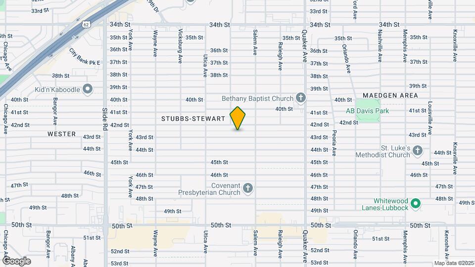 4616 43rd St Map and Location Details