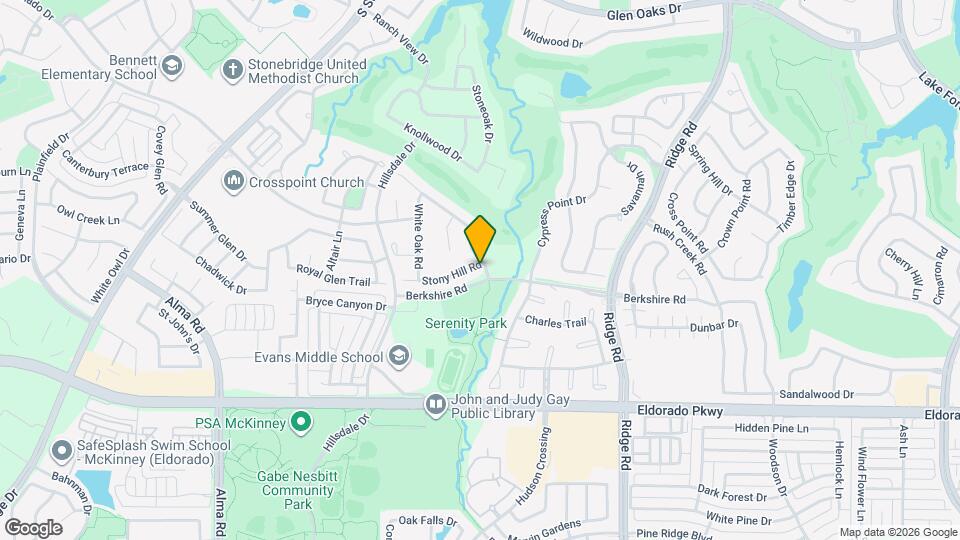 6701 Stony Hill Rd Map and Location Details